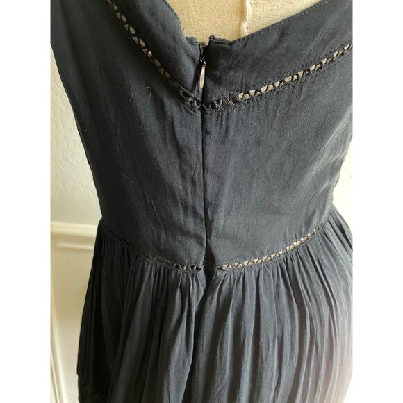 Sam Edelman Black Lace Crochet Trim Dress - Picture 12 of 15